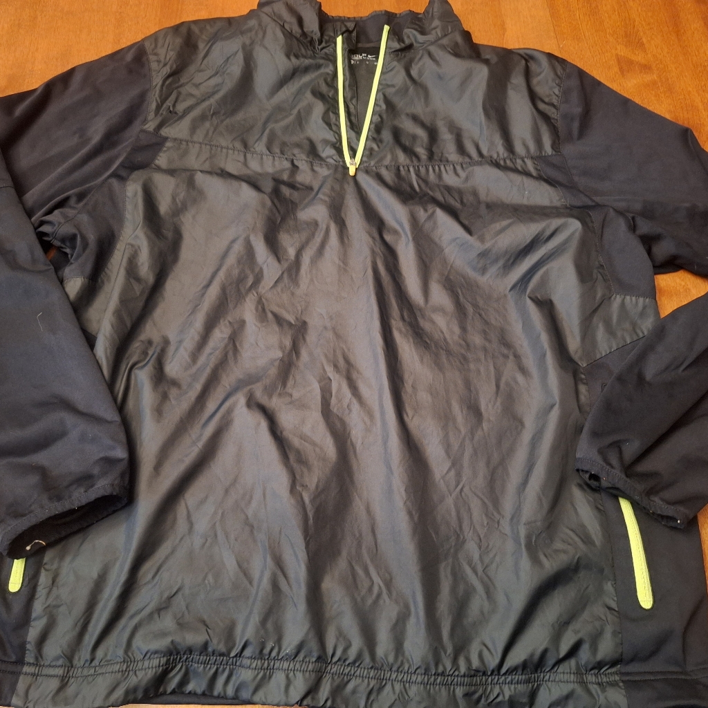 Mens Black Nike Golf Jacket Size Xl